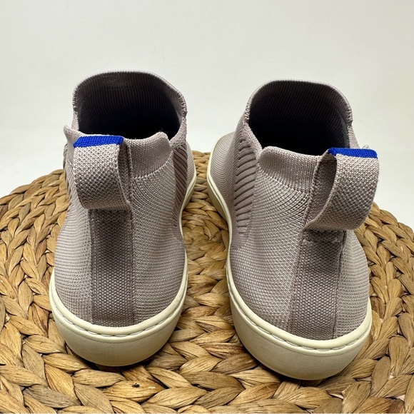 ROTHY'S The Chelsea Lilac Sand Grey Ankle Bootie Sneakers Size 10 - Picture 8 of 10